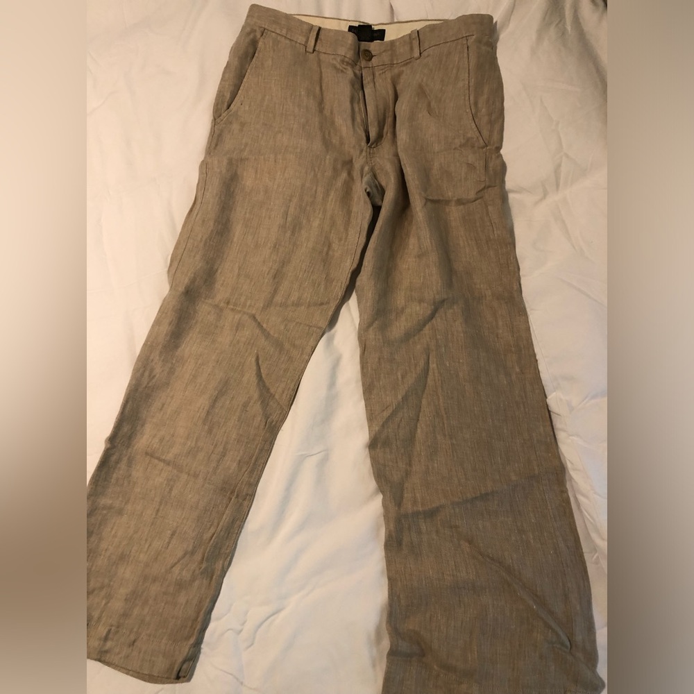 Banana Republic Classic Linen Pants, Men size 34x30
Measurements are in photos
